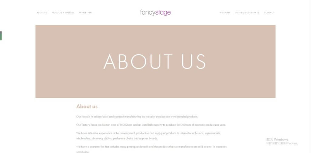 Fancystage Unipessoal Private Label Bath and Body products Suppliers 