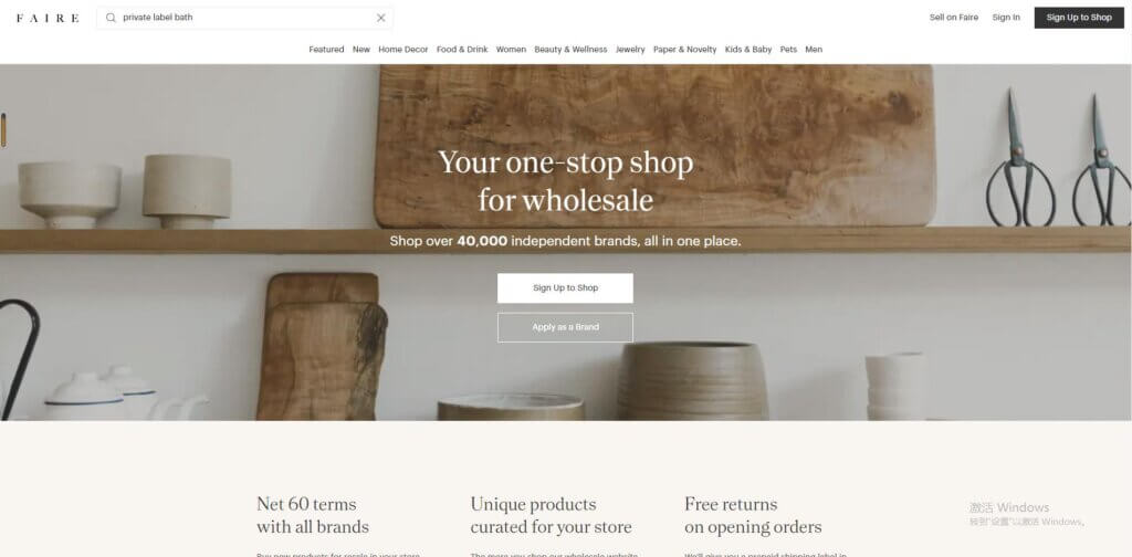 Faire Private Label Bath and Body products Suppliers 