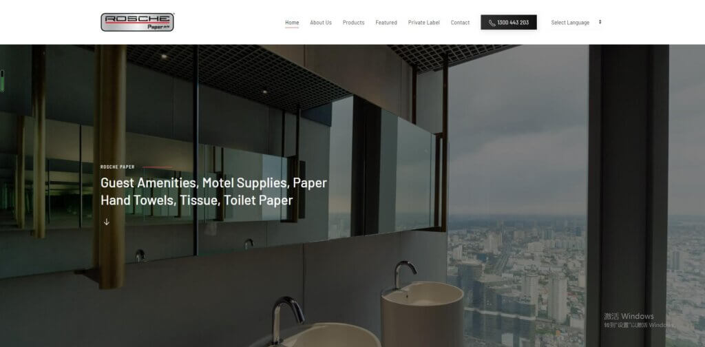 Rosche Paper Private Label Toilet Paper Manufacturers